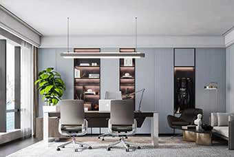 潮阳轻奢风格-书房