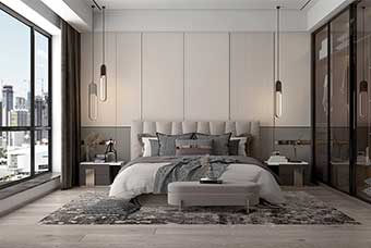 潮阳现代风格-卧室