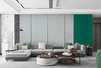 潮阳轻奢风格-客厅