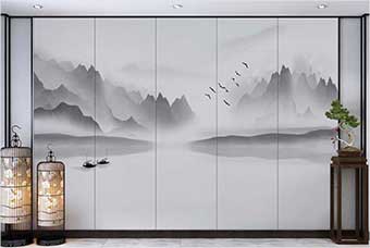 潮阳森佰汇航空纤维(山水画系列)